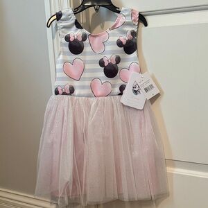 Pippa & Julie Pink and White Striped Dress